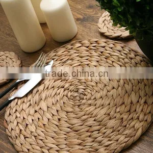 Water Hyacinth Placemat / Non Toxic Round Plate thumbnail-4
