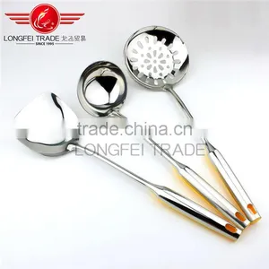2016 New Collection 3pcs Stainless Steel Kitchen Utensil Sets Cooking Tools thumbnail-1