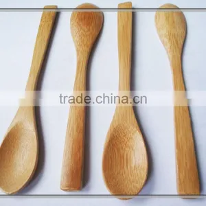 Teaspoon Wooden Ice Cream Oval Spoon Family Tableware thumbnail-4
