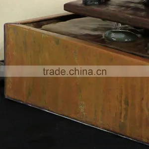 Cascading Pyramid Copper Tabletop Fountain thumbnail-3