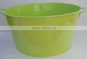 Large Oval Metal Ice Bucket for Wholesale thumbnail-1