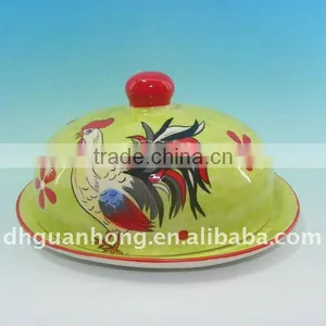 Ceramic Cheese Dish Cover thumbnail-1