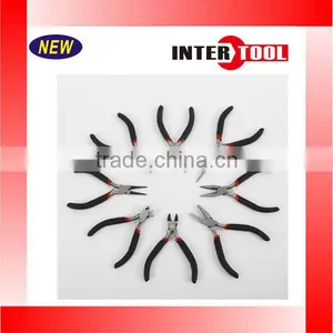 8pcs Mini Pliers Hand Tools Set Industrial Wire Cutter DIY Flat Long Round Nose thumbnail-1