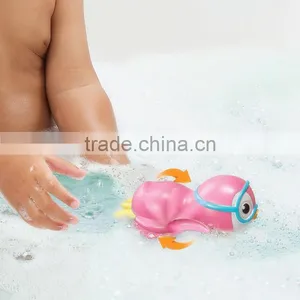 2015 New Hot Lovely Cute Wind Up Swimming Penguin Baby Bath Toy From Dongguan ICTI Manufacturer thumbnail-3