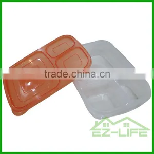 Best Plastic Disposable Compartment Cleakproof Heap Plastic Lunch Box With Lock thumbnail-4