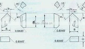 Cemented Carbide Tipped Welding Cutting Blade for Cutter--CSA(1291) thumbnail-1