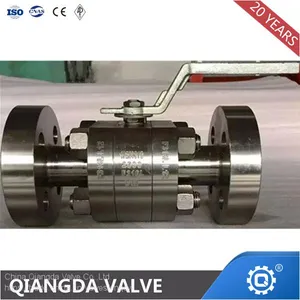 High Pressure 800lb Forged 3 Pcs Stainless Steel 316 Ball Valve thumbnail-4