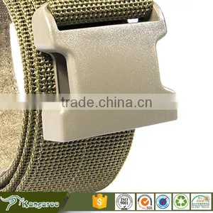 Brown Tactical Belt With Buckle Metal Military thumbnail-6