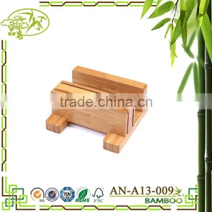Aonong Eco-friendly Kitchen Multifunctional Tool Post Chopping Block Bamboo Cutter Holde thumbnail-1