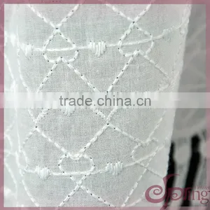 Hollow-out Graceful Embroidery Design Tassel Fringe Cotton Fabric Lace thumbnail-4