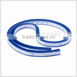 2017 New Kearing 50cm&20" Flexible Curve Ruler Metric And Inch Scale Snake Ruler For Art Drawing thumbnail-2