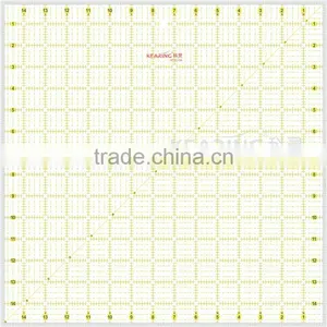 Factory Wholesale High End Non Toxic Artwork Making Plastic Quiting Ruler in Size 16cm*16cm 3mm Thicklness #kpr1616 thumbnail-2