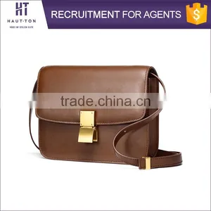 Best Selling Fashion Vintage Woman Strap Messenger Bags Good Quality Ladies Small Genuine Split Cow Leather Sling Shoulder Bag thumbnail-3