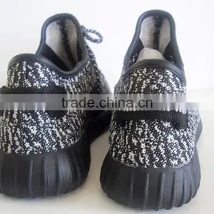 EVA Insole Black and White Mesh Men Sport Shoes thumbnail-5