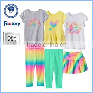 Wholesale Baby Girl Clothing Sets Boutique Summer Teen Girl Clothing Set thumbnail-1