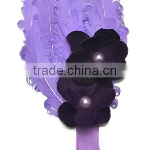 F40607A Fashion Elegant Hairbands Colorful Feathers Diamond Beautiful Girls Headband thumbnail-4