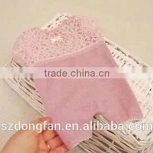 2017 Baby Frock Designs Newborn Baby Clothes Lilac Lace Baby Romper thumbnail-4