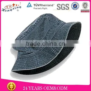 Plain Blank Wholesale Bulk Custom Jean Bucket Hat thumbnail-1