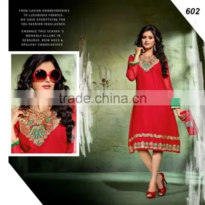 Party Wear Georgette Kurtis thumbnail-1