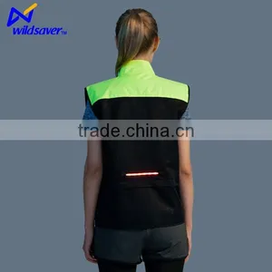 Mens Active Athletic LED Flashing Vest With Pockets thumbnail-5