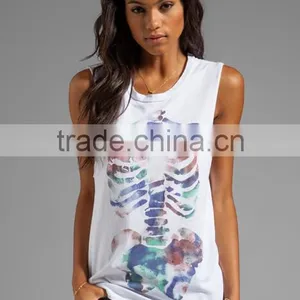 Loose Plain Watercolor Tank Top thumbnail-1