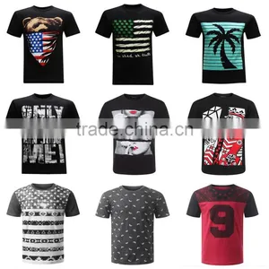 2017 Guangzhou Shandao 180g 100% Cotton Fashion Men Plain Dyed Short Sleeve O-Neck Towel Tshirt thumbnail-5
