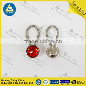 Manufacturer Directly Supply Metal Collar Extenders in Individual Package With Different Colors of Diamond Studded thumbnail-3
