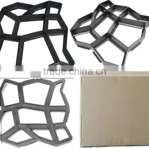 DIY Concrete Garden Slab Molds-DIY Your Garden Pave Ways Path Maker Mold - Crazy Paving Maker Paving Molds thumbnail-1