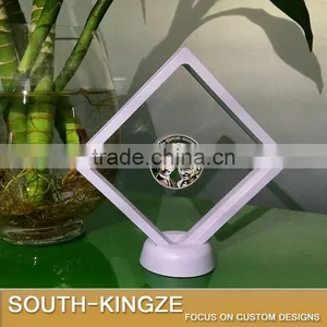 White ABS Plastic Square Product Display Case Perfect for Samll Items thumbnail-3
