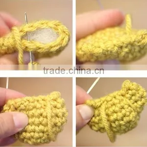 Hand Kntting Kit Crochet Animal Sets Crochet Owl Lovey Blanket Set thumbnail-6