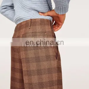 OEM Service Custom High Quality Pants Fashion Checked Mens Trousers thumbnail-5