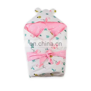 Adjustable Baby Organic Wrap Set Newborns Muslin Swaddle Blanket thumbnail-2