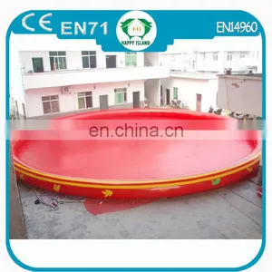 Top Quality PVC Inflatable Float Pool Rental for Hand Boat thumbnail-5