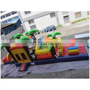 Inflatable Obstacle Course With Slide thumbnail-1
