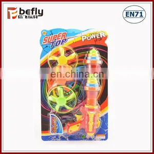 2 IN 1 Plastic Flying Spinning Toys With Light thumbnail-3