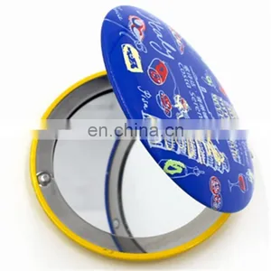Custom Transfer Logo Sedex Audit Pocket Mirror Wholesale Foldable Double Sided Mirror thumbnail-5