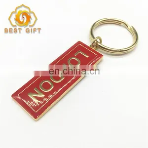 Colorful Custom Soft Enamel Red Color Keychain For Souvenir thumbnail-1