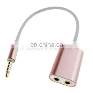 3.5mm AUX Audio Splitter Cable Earphone Headphone Adapter Male to Female thumbnail-3