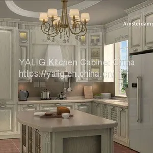 YALIG Solid Wood Kitchen Cabinet thumbnail-1