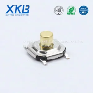 Height Can be Customized 5.2*5.2 Round Long Foot Tact Switch thumbnail-1