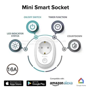 Oukitel P2 WiFi Smart Plug,Air Condition Smart Plug Mini Smart Ourtlet Wireless Remote Control Outlet Timer thumbnail-5