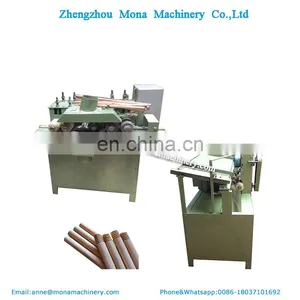 High Efficient Thread Wooden Broom Handle Threaded Wooden Shovel Handle Wooden Brush Handle Making Machine thumbnail-1