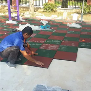 Factory Direct Sale Kindergarten Outdoor Rubber Floor Mat Community Crawling Safety Non-skid Floor Mat School Runway Glue thumbnail-3