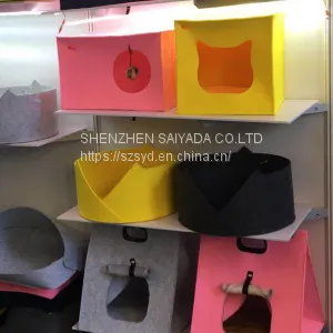 3 In1 Pet House Pet Bed Pet Carrier Felt Bed Cat Dog thumbnail-2