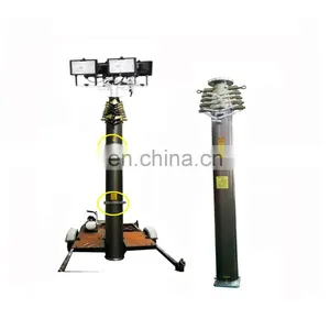 Pneumatic Telescopic Mobile Vehicle Mounted Light Tower thumbnail-2