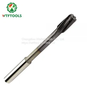 H7 Precision 6mm Tungsten Carbide Reamers For Valve Parts CNC Machine Use thumbnail-3
