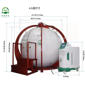 Four-person Sitting & Llying Type Hyperbaric Oxygen Chamber for Health Center thumbnail-1