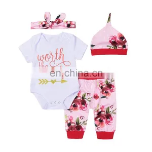 Autumn Europe Low MOQ Rompers Suit Baby Clothing Sets thumbnail-1