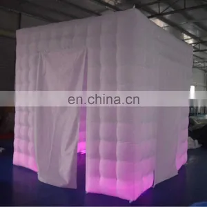 Custom Made Wedding Party Prop Inflatables Blow Up Selfie Photo Booth Enclosure UK With LED Lighting thumbnail-3