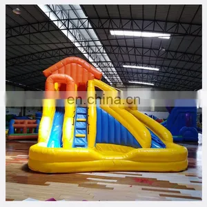 Outdoor Children Amusement Park Blow Up Pool Slides Commercial Inflatable Pool Water Slide For Sale thumbnail-1